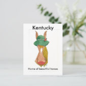 OceTDS184, ケンタッキー, 美しい馬の故郷 ポストカード (スタンド正面)