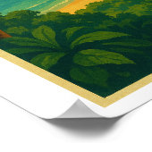 Ocho Riosのヴィンテージ旅行ポスター – ジャマイカ ポスター (角)