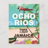 ocho riosジャマイカ旅行ポスター ポストカード (正面)