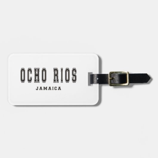 Ocho Riosジャマイカ ラゲッジタグ (正面横)