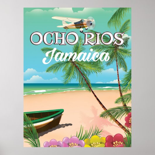 Ocho Rios Jamaica旅行ポスター ポスター (正面)