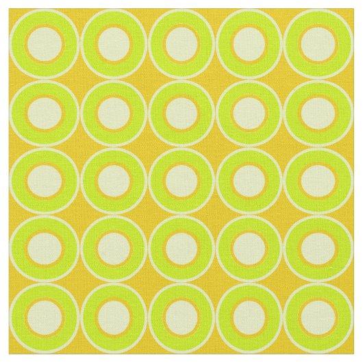 Ochreに充填したBitesizeグリーンドーナツ ファブリック (クローズアップ)