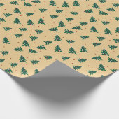 O'Christmas Tree Green Wrapping Paper ラッピングペーパー (角)