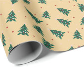 O'Christmas Tree Green Wrapping Paper ラッピングペーパー (ロールコーナー)