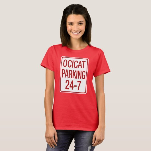 Ocicat Parking Tシャツ (正面フル)