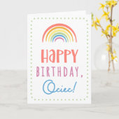 Ociec誕生日カード カード (黄色い花)