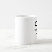 OCIMの"ohがらくたそれはです月曜日" コーヒーマグカップ (中央)