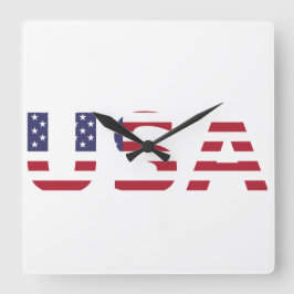 Oclock USA スクエア壁時計