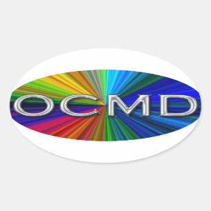 OCMD -海都市メリーランドの楕円形のロゴ 楕円形シール
