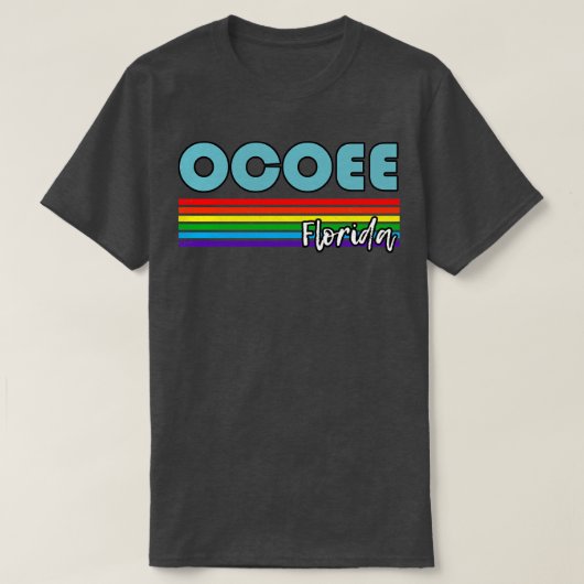 Ocoee FloridaプライドOcoee LGBTギフトLGBTQサポート Tシャツ (デザイン正面)