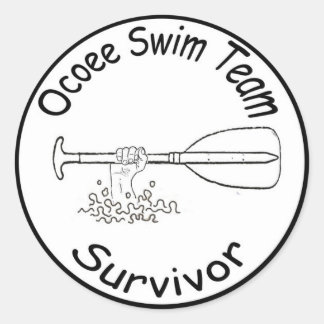 Ocoee Swim Teamステッカー ラウンドシール