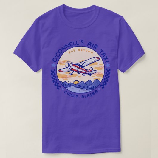 OConnellsエアタクシーTシャツ Tシャツ (デザイン正面)
