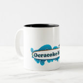 Ocracokeの島 ツートーンマグカップ (正面左)