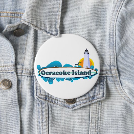 Ocracokeの島 缶バッジ (インサイチュ)