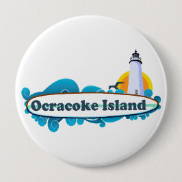 Ocracokeの島 缶バッジ