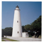 Ocracokeの灯台 タイル (正面)