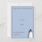 Ocracokeの灯台 招待状 (裏面)