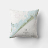 Ocracokeインレットとコアサウンドの一部 クッション (裏面)