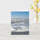 Ocracokeウェーブノートカード カード (黄色い花)