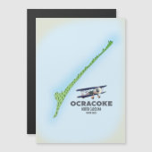 Ocracoke ノースカロライナ アメリカ合衆国 地図 (正面/裏面)
