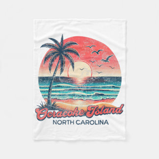 Ocracoke Island  フリースブランケット