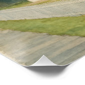 Ocracoke Lighthouse Watercolor ポスター (コーナー)