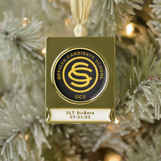 OCSクリスマスバナーオーナメント ゴールドプレートバナーオーナメント (ツリー)