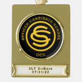 OCSクリスマスバナーオーナメント ゴールドプレートバナーオーナメント (正面)