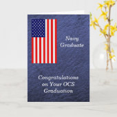 OCS海軍大学院カードおめでとうございます カード (黄色い花)