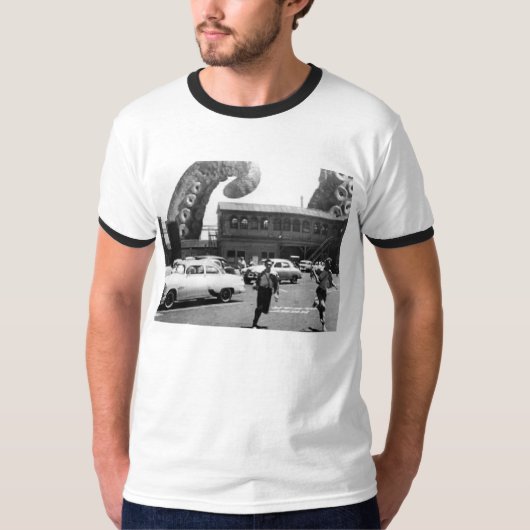 Oct8pusは海から来ました Tシャツ (正面)