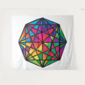 Octagon Matrix Series V2 (多彩) Tapestry タペストリー (正面(横))