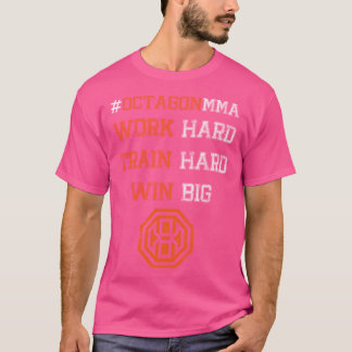 Octagon mmaハッシュタグロゴ tシャツ
