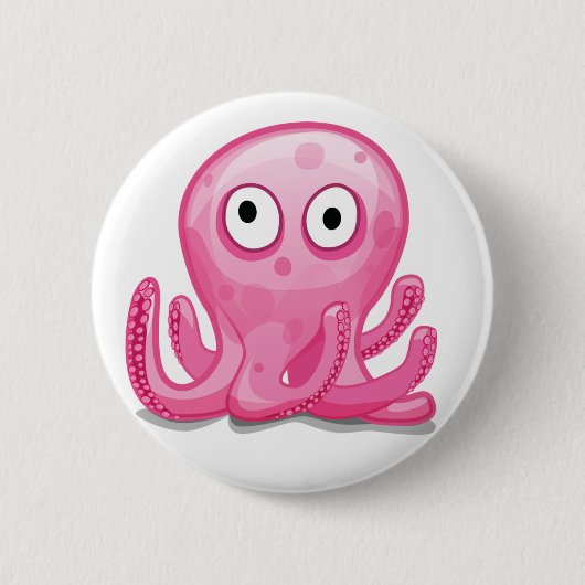 Octapodaボタン 缶バッジ (正面)