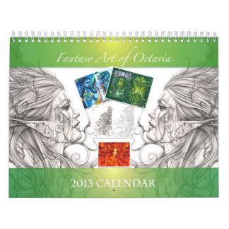 Octavia 2013年のファンタジーの芸術 カレンダー