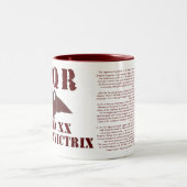 Octavian/Augustus勇敢な第20ローマ軍隊のマグ ツートーンマグカップ (中央)