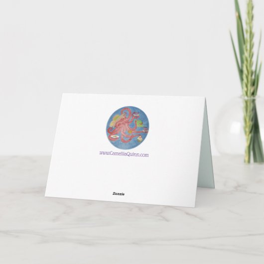 OcTEApusはTEArrifficであることのために感謝していしています カード (裏面)