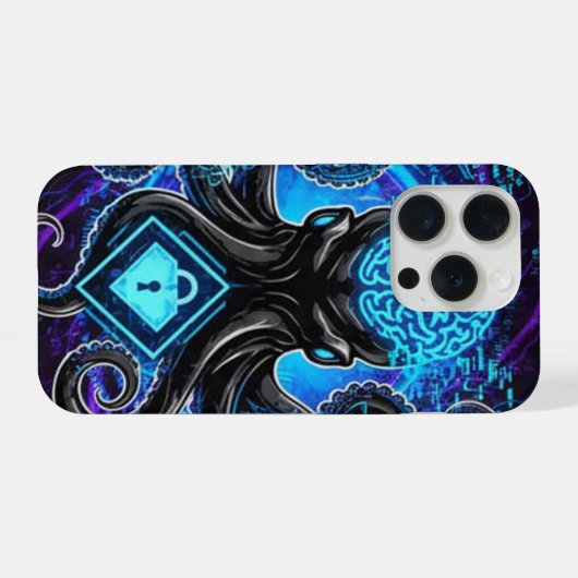 Octipus Phone Case iPhoneケース (裏面横)