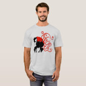 Octoの頭部のプリント Tシャツ (正面フル)