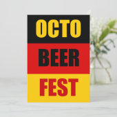 OctoBeerFestオクトーバーフェストビールパーティー招待状 招待状 (スタンド正面)