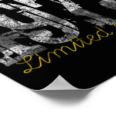 October 1975 Tee 50 Year Old Shirt 1975 50th Birth ポスター (角)