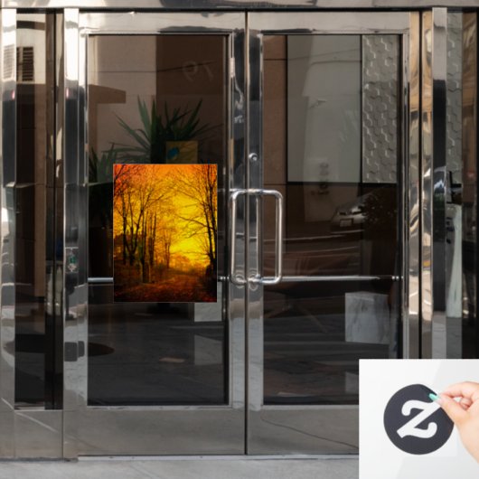 October Afterglow John Atkinson Grimshaw ウィンドウサイン (オフィスドア)