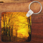 October Afterglow John Atkinson Grimshaw キーホルダー (裏面)