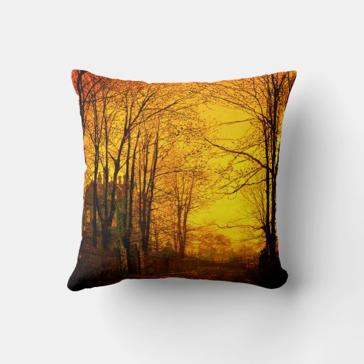 October Afterglow John Atkinson Grimshaw クッション (裏面)