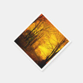 October Afterglow John Atkinson Grimshaw スタンダードカクテルナプキン (角)
