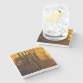 October Afterglow John Atkinson Grimshaw ストーンコースター (横)