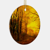 October Afterglow John Atkinson Grimshaw セラミックオーナメント (右)