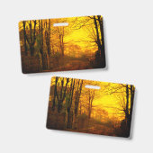 October Afterglow John Atkinson Grimshaw バッジ (正面＆裏面)