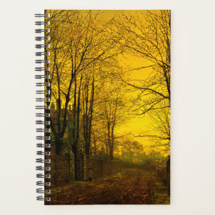 October Afterglow John Atkinson Grimshaw プランナー手帳