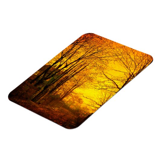 October Afterglow John Atkinson Grimshaw マグネット (左側)