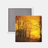 October Afterglow John Atkinson Grimshaw マグネット (正面/裏面)